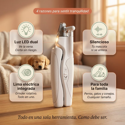 LumiPaws™ Cortauñas LED para Perros y Gatos