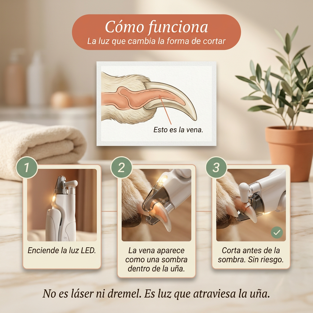 LumiPaws™ Cortauñas LED para Perros y Gatos