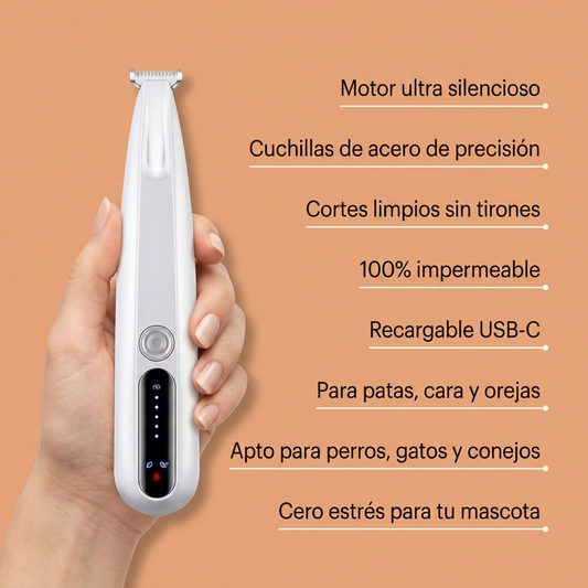 LumiPaws™ Cortapelos Silencioso para Patas