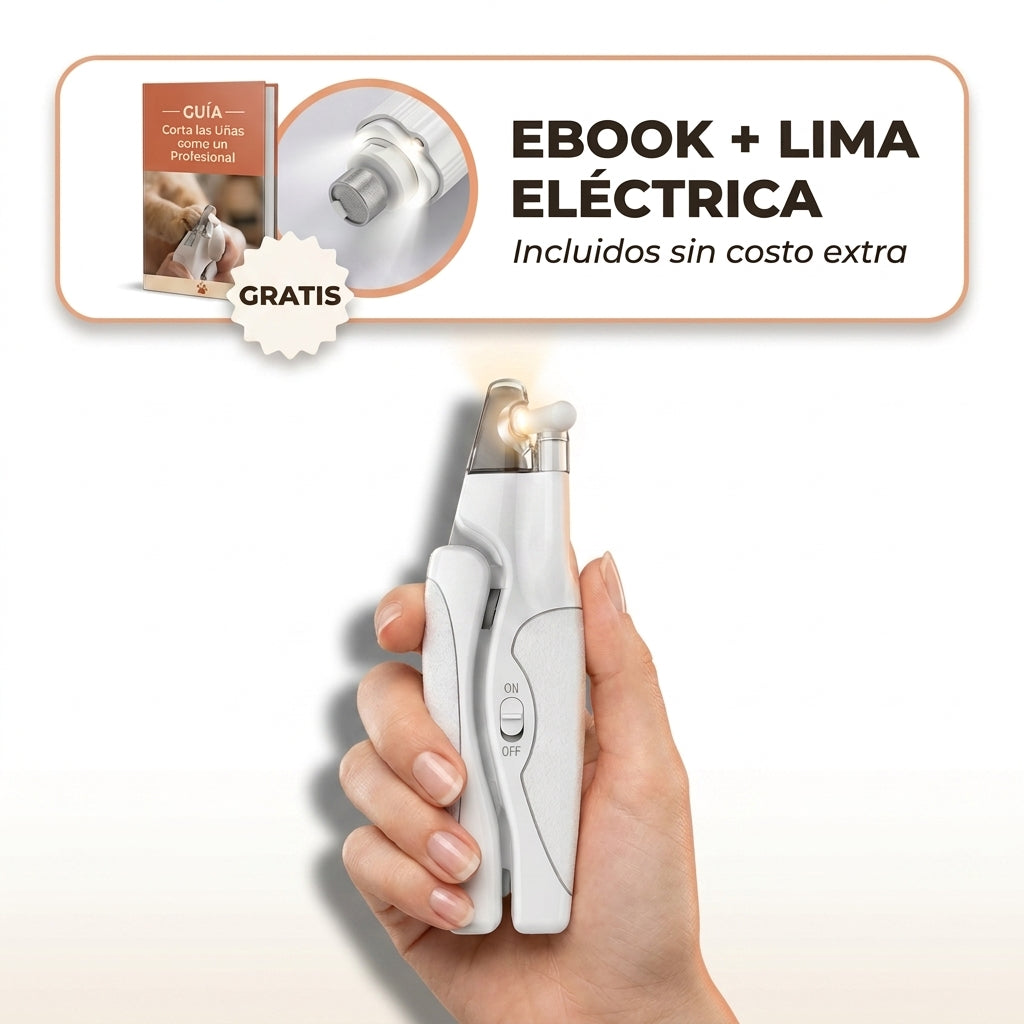 LumiPaws™ Cortauñas LED para Perros y Gatos